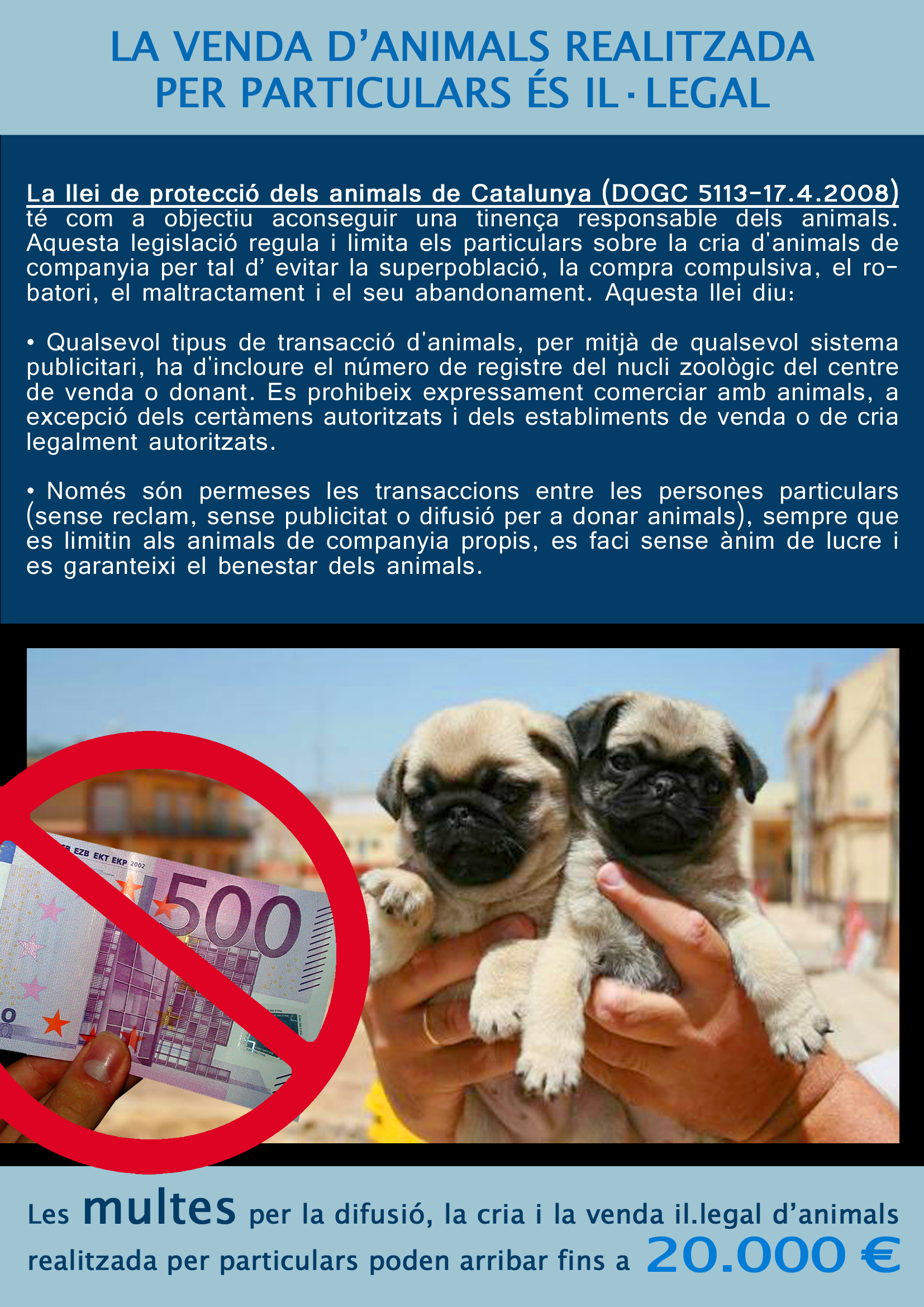 Venda de particulars il·legal